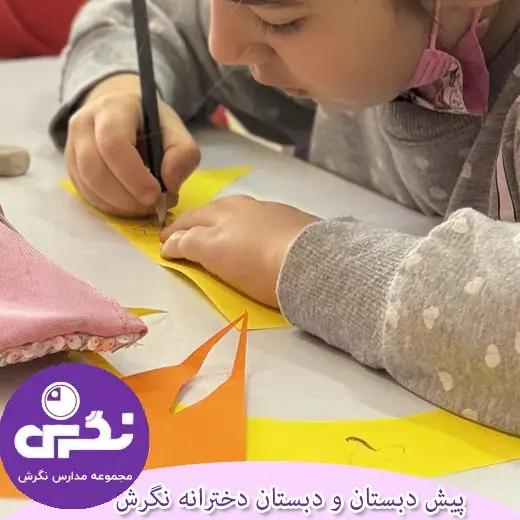 مدرسه  نگرش، دپارتمان هنر مدرسه ابتدایی نگرش فضاهای متنوعی برای خلق آثار هنری برای دانش آموزان ایجاد می کند.